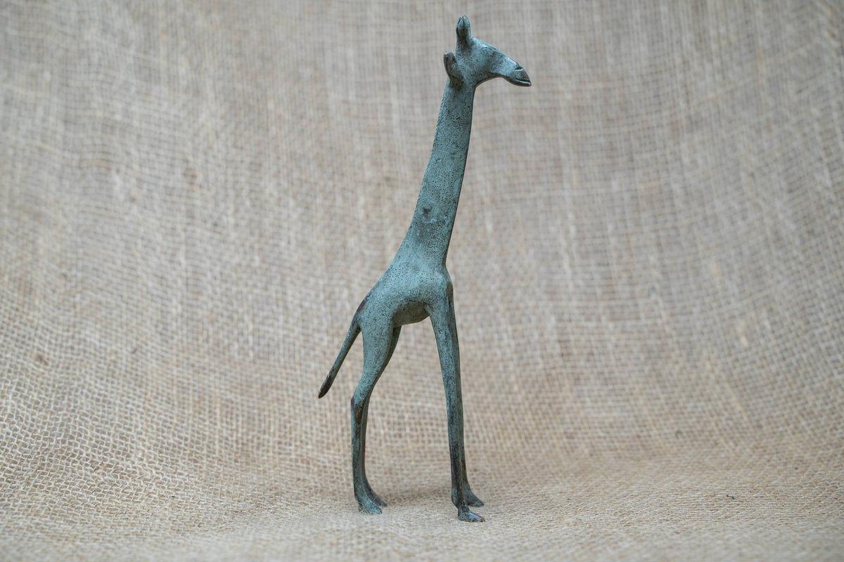 Bronze Giraffe - Chad 20cm.1