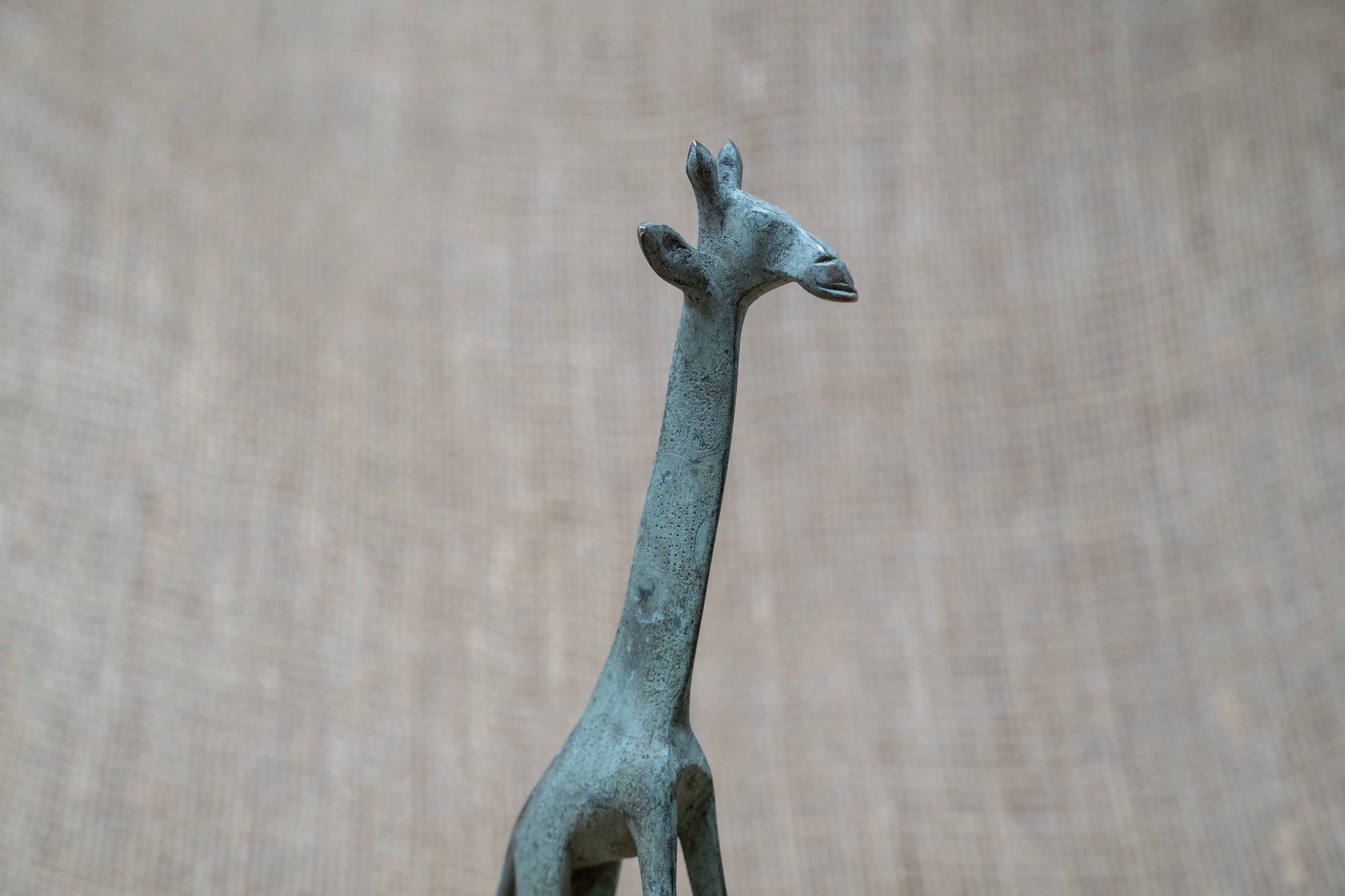 Bronze Giraffe - Chad 20cm.1