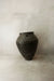 Large Vintage Brown Glazed Ceramic Pot - AS2