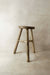 Vintage Rustic Elm Wood Stool - Round - No 24