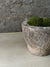 Antique Stone Mortar with Moss FR1