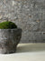 Antique Stone Mortar with Moss FR2