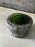 Antique Stone Mortar with Moss FR3