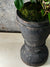 Vintage Grain Stomper planted with trailing Philodendron Admiral FR14