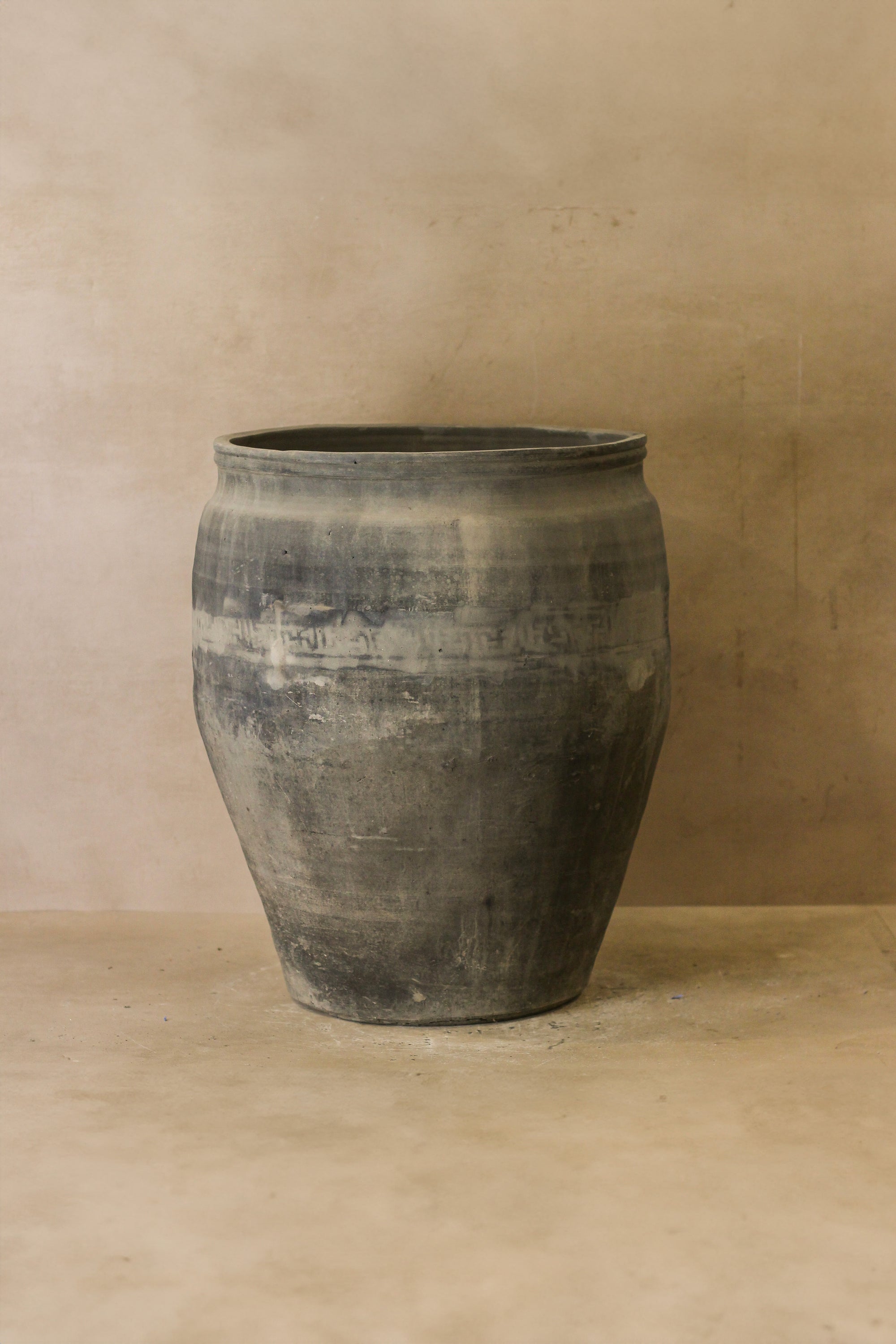 Large Grey Asian Pots - LG01