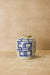 Old Blue & White Porcelain Jar - No 6