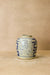 Old Blue & White Porcelain Jar - No 7