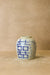 Old Blue & White Porcelain Jar - No 8