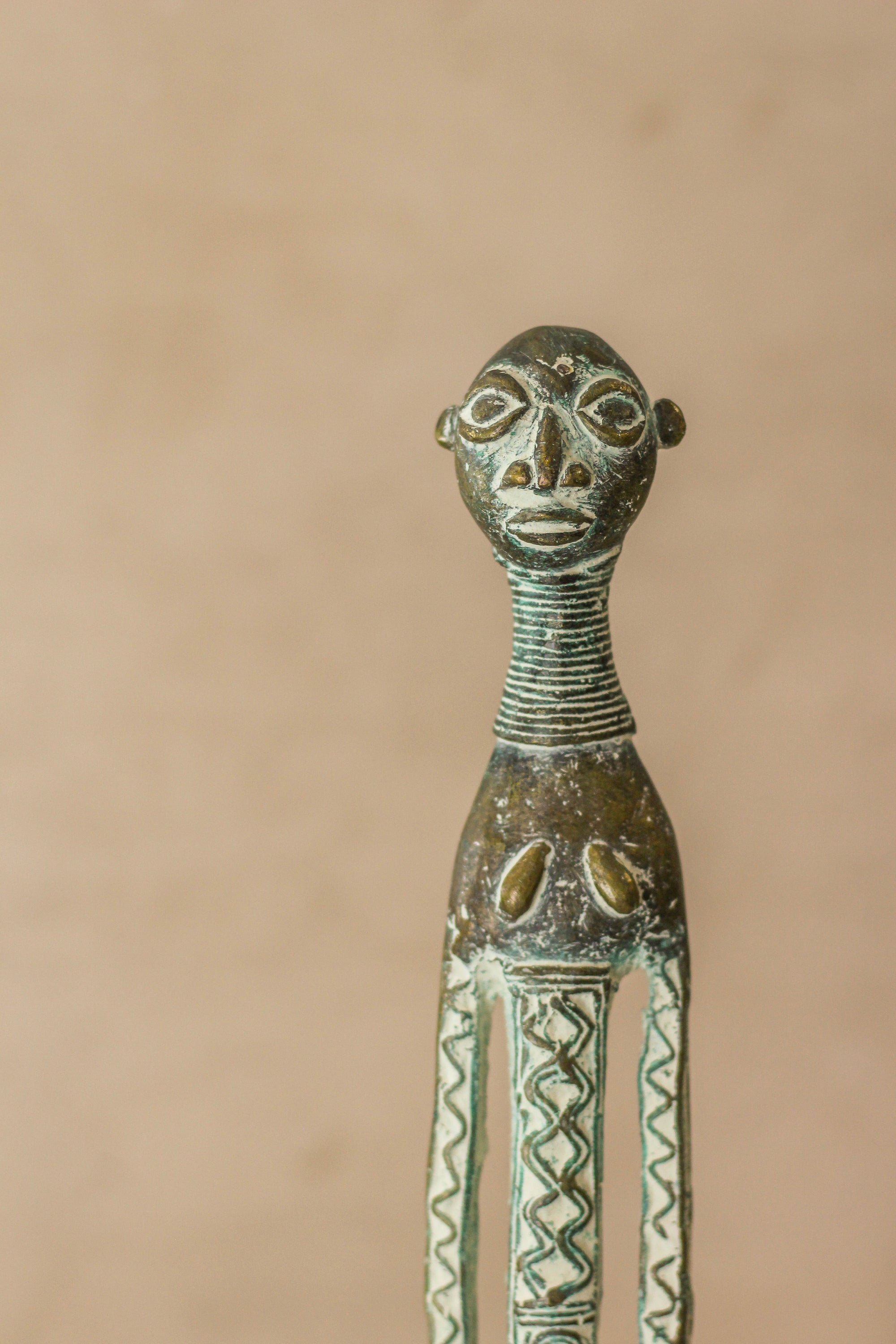 Benin Bronze Sculpture - 1.2