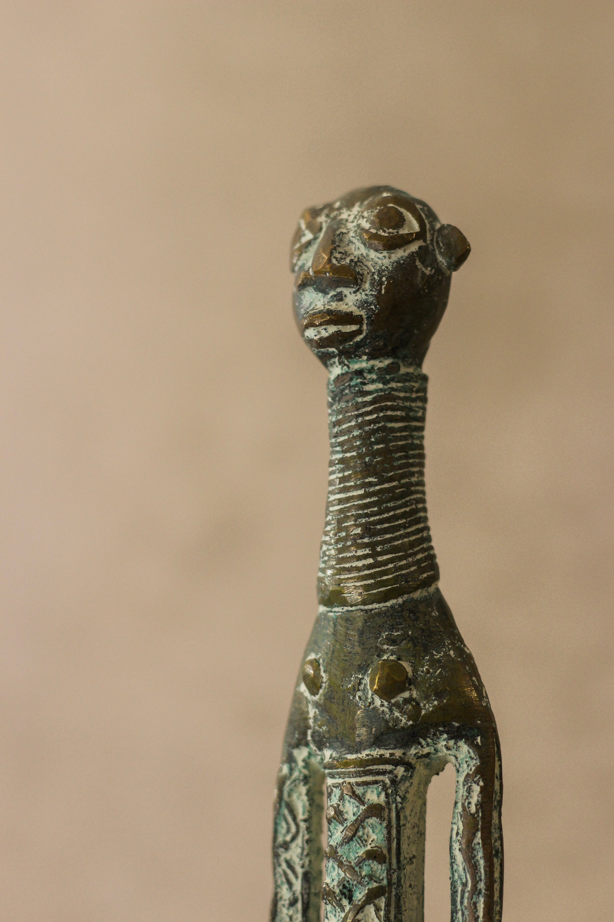 Benin Bronze Sculpture - 1.3