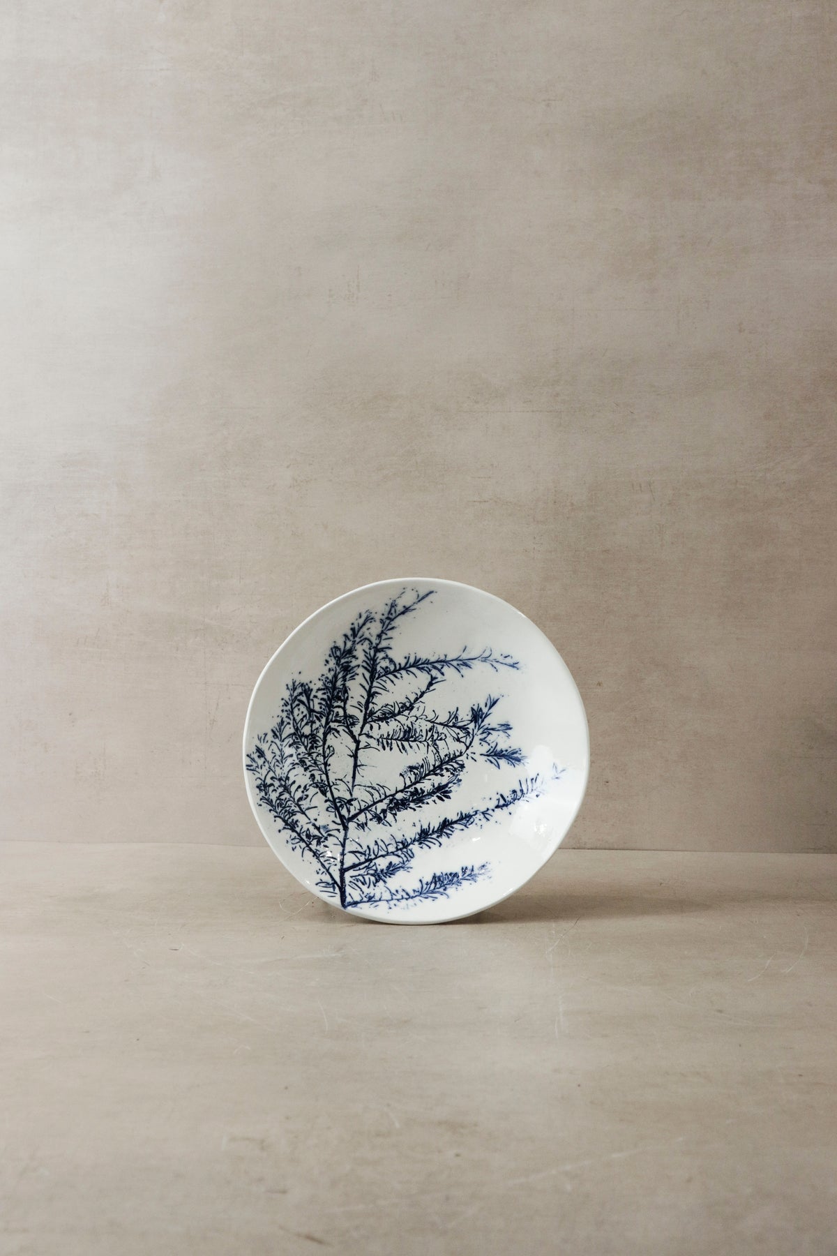 Cobalt Blue Fynbos Ceramic Plate - n°4