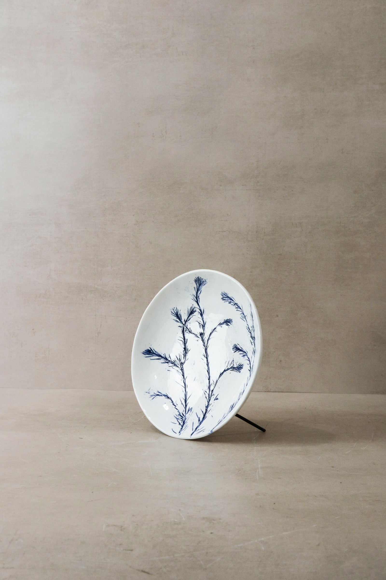 Cobalt porcelain plate shops