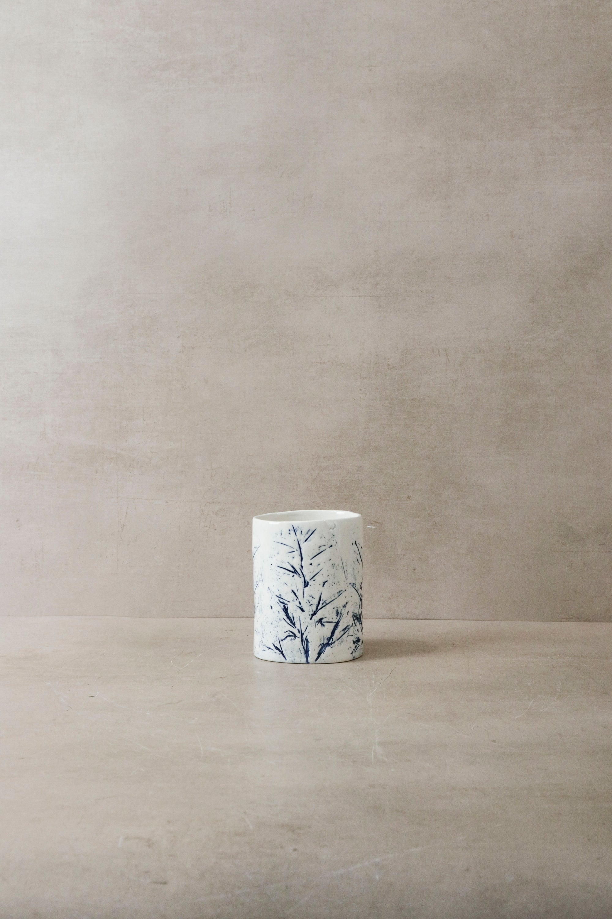 Cobalt Blue Fynbos Vase - n° 17