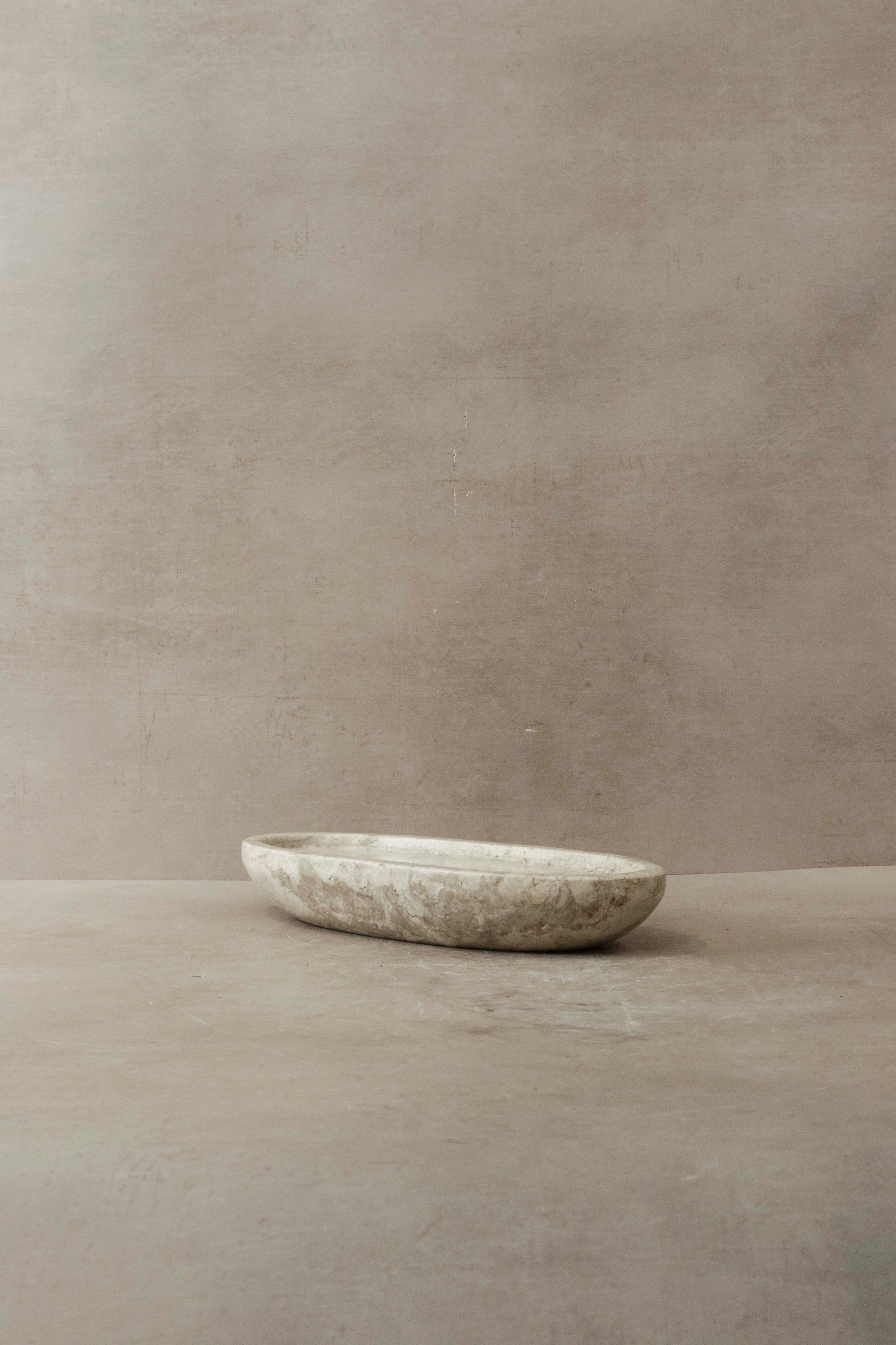 Handmade Marble Oval Dish No 2