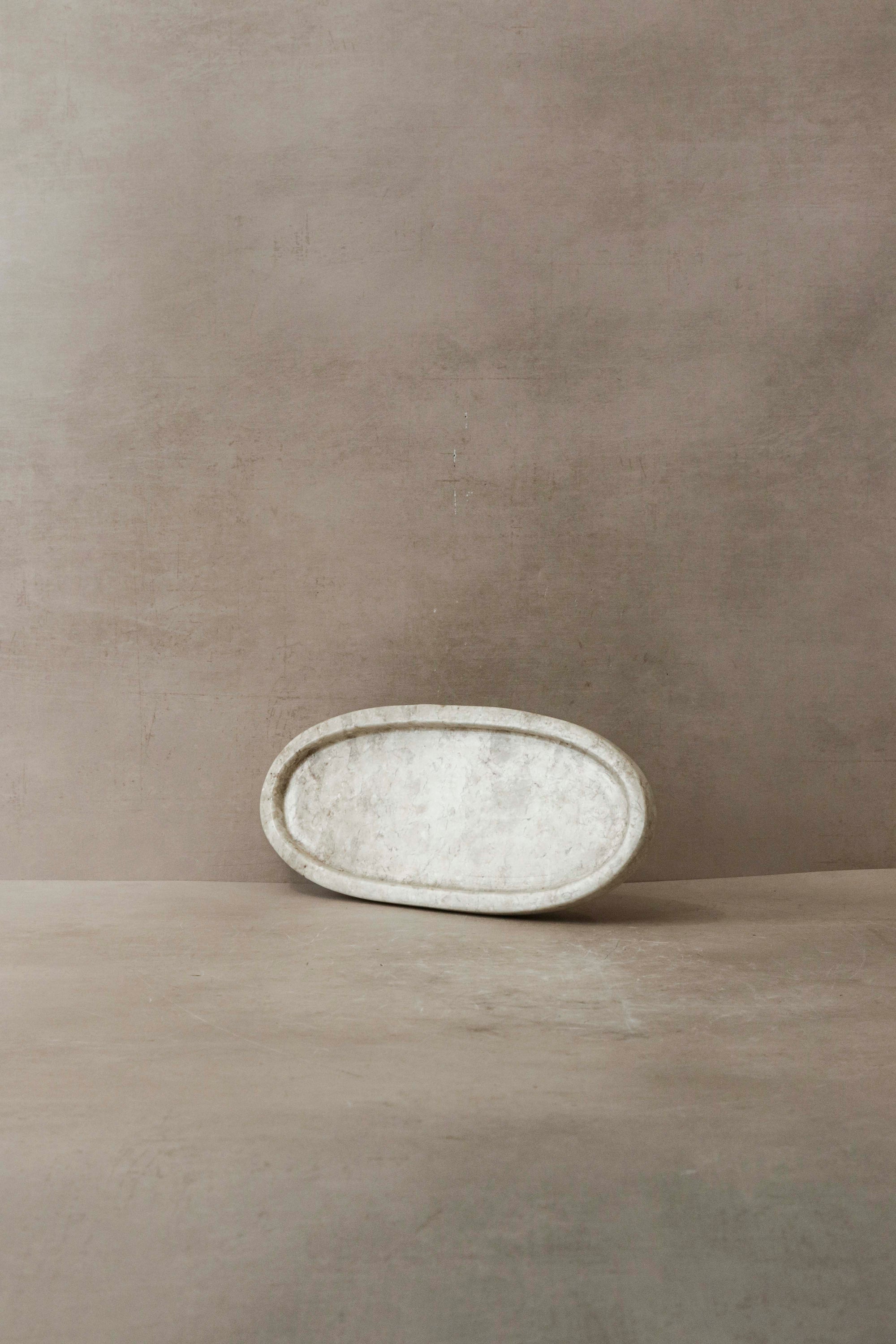 Handmade Marble Oval Dish No 2