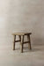 Vintage Rustic Elm Wood Stool - Small - No 6