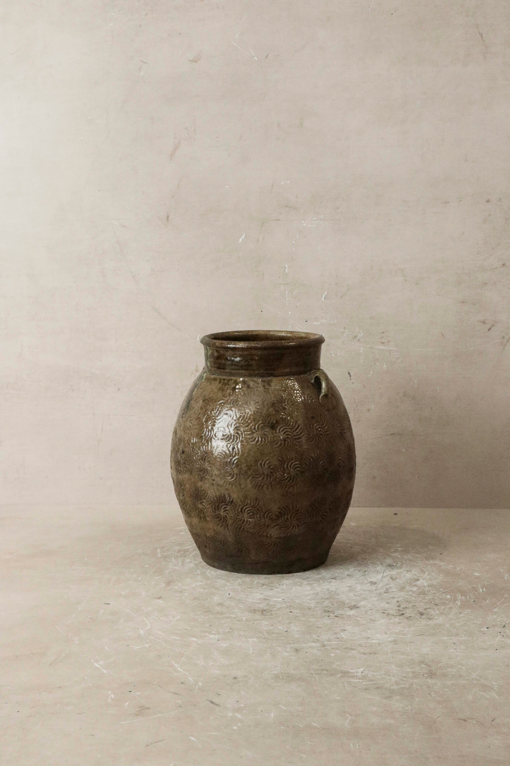 Vintage Glazed Yunnan Pot - OB54