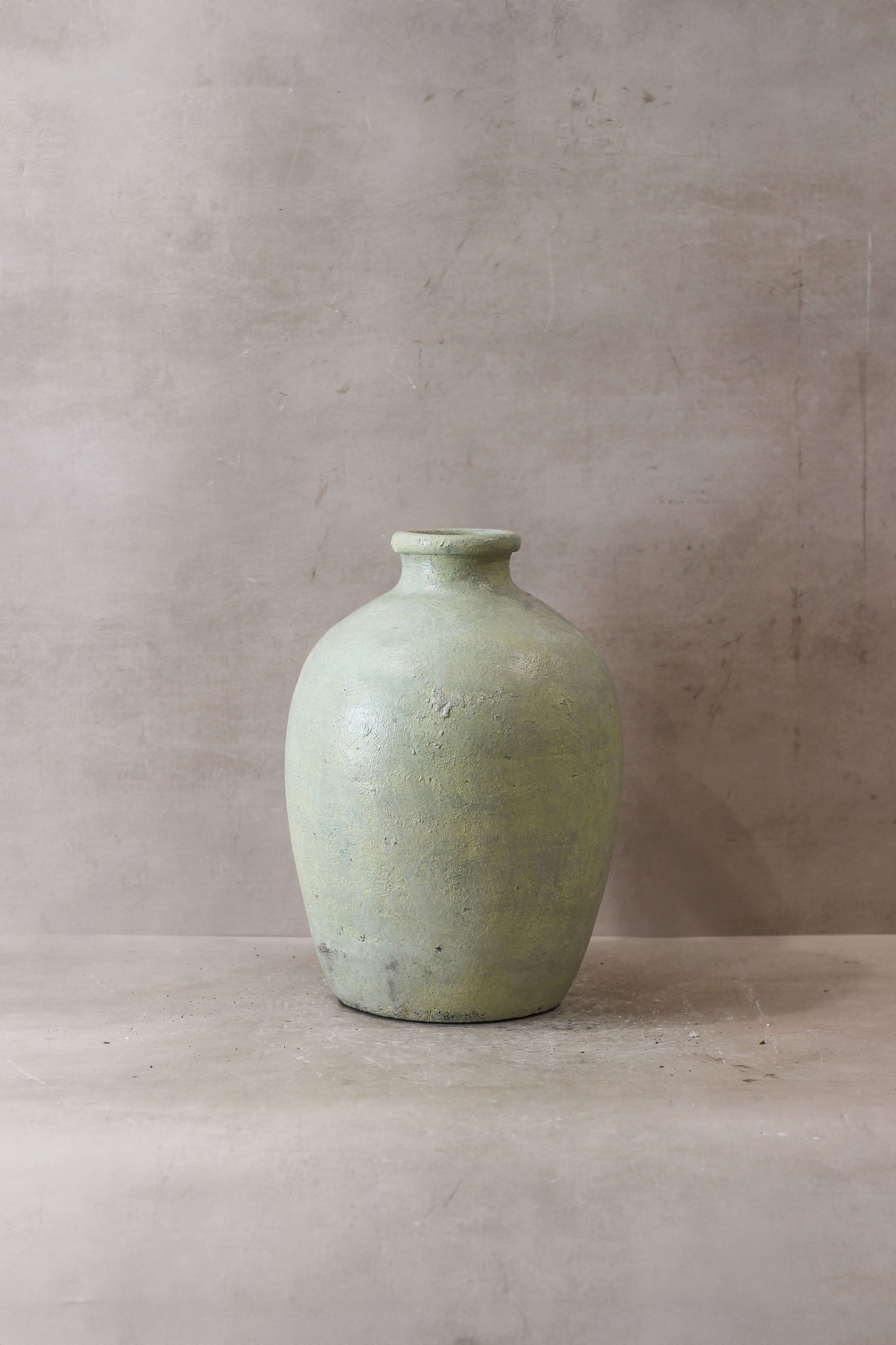 Light Green Indonesian Vase 35