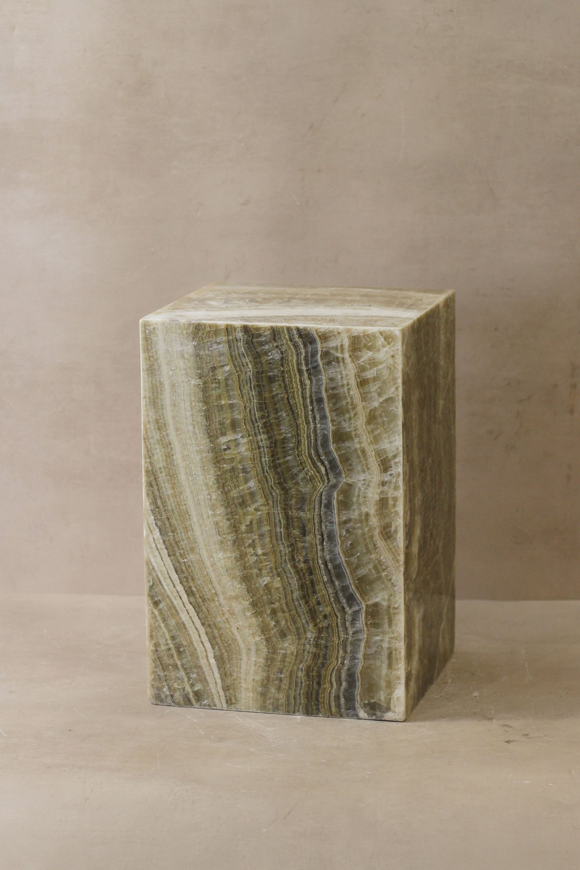 Onyx Side Table Pedestal - No 4