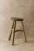 Vintage Rustic Elm Wood Stool - Round - No 43