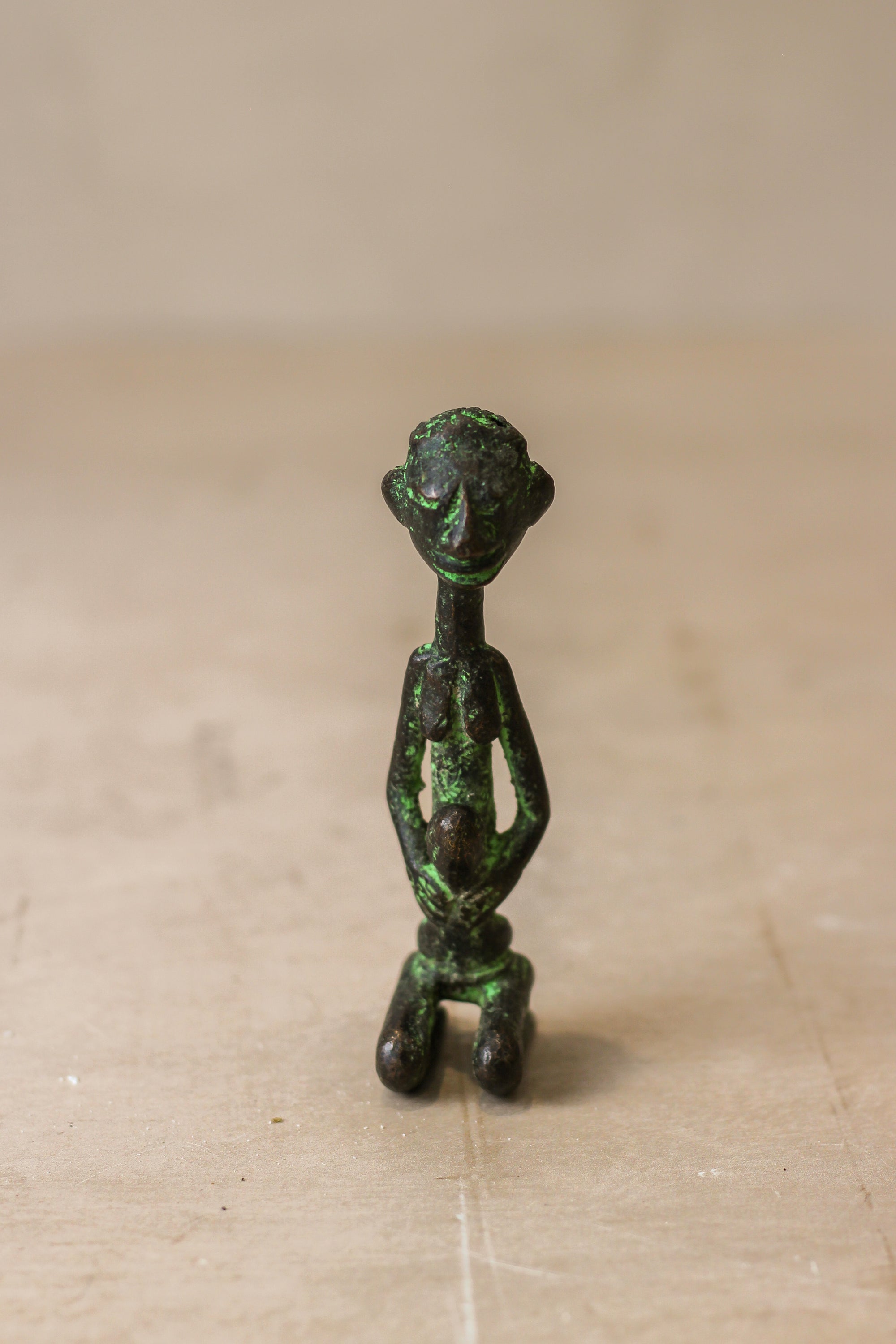 Benin Bronze Statue - 79.5