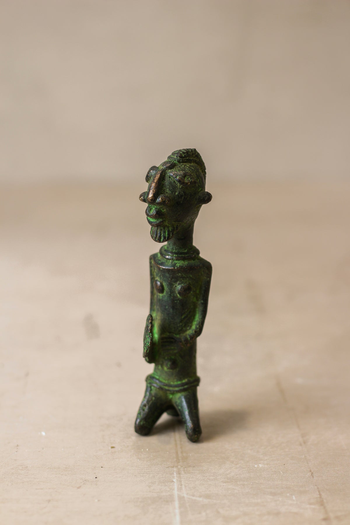 Benin Bronze Statue - 79.8