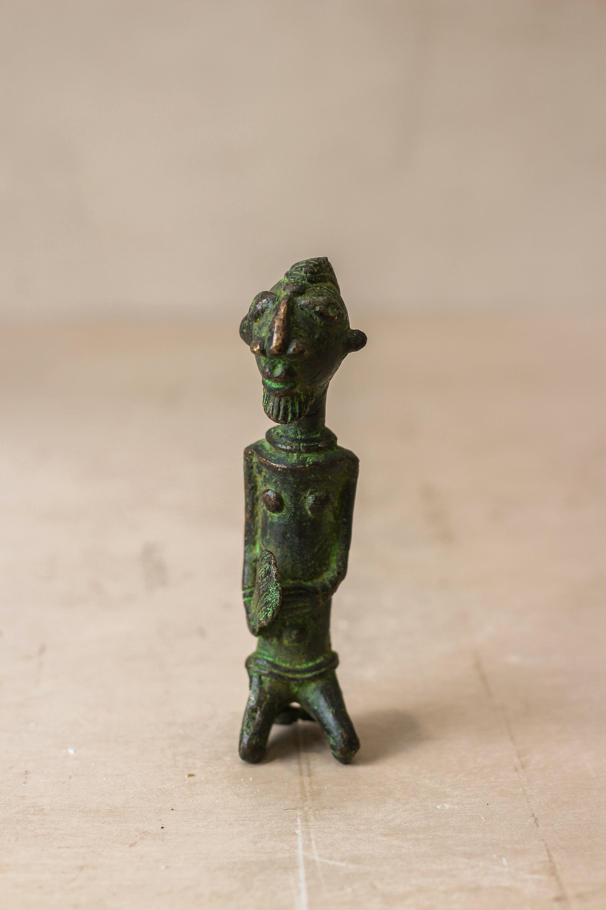 Benin Bronze Statue - 79.8