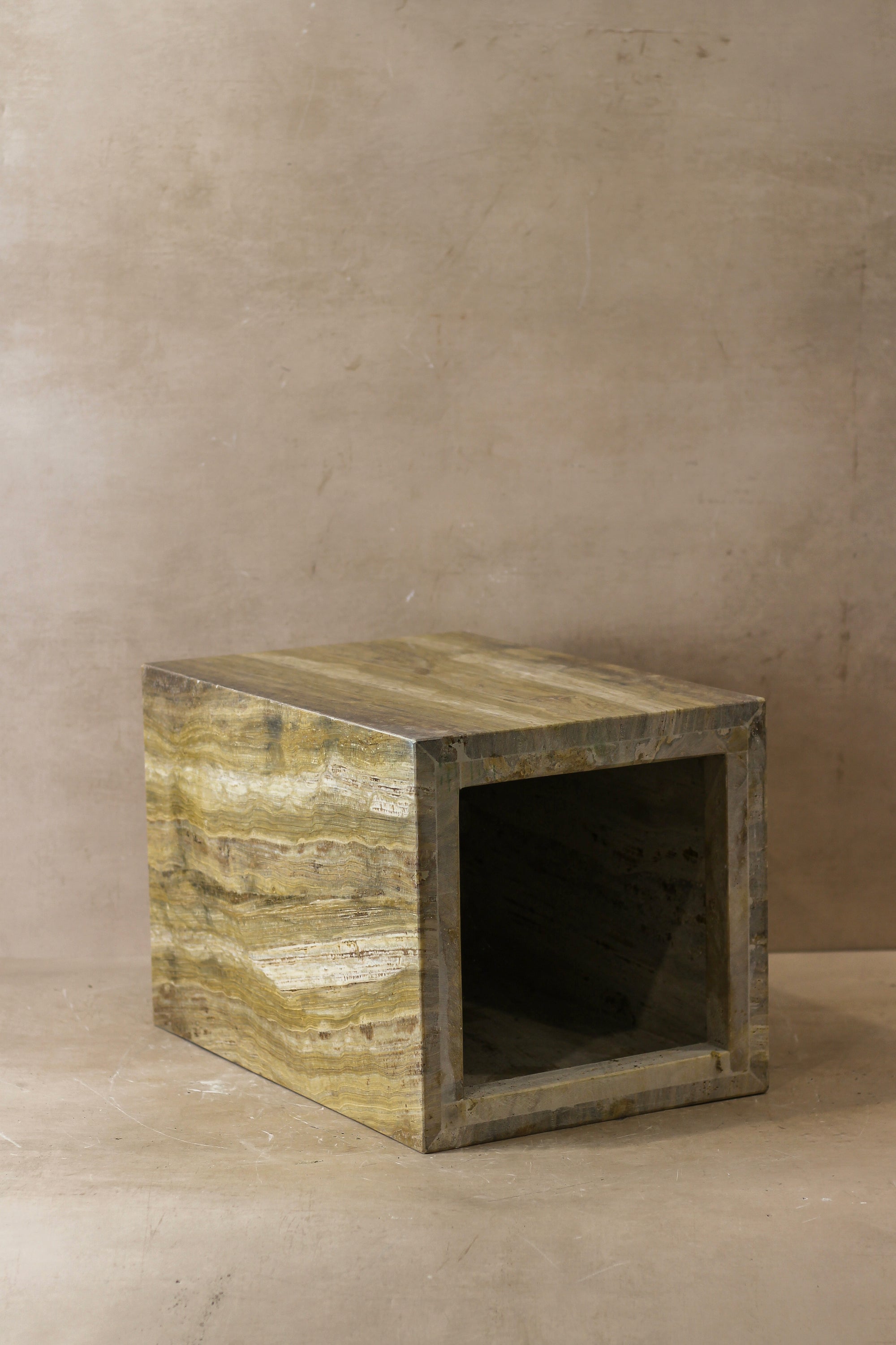 Onyx Side Table Pedestal - Hollow - No 7