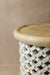 Bamileke Table - Natural/White