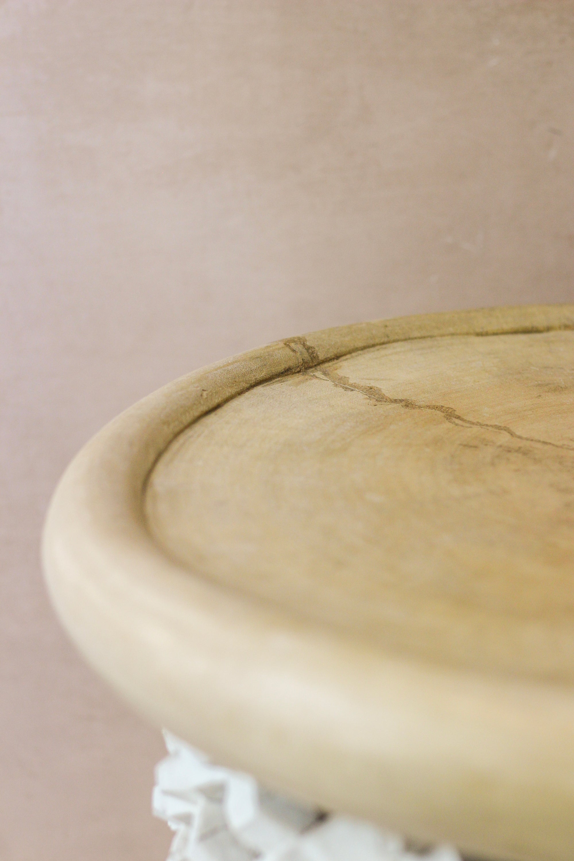 Bamileke Table - Natural/White