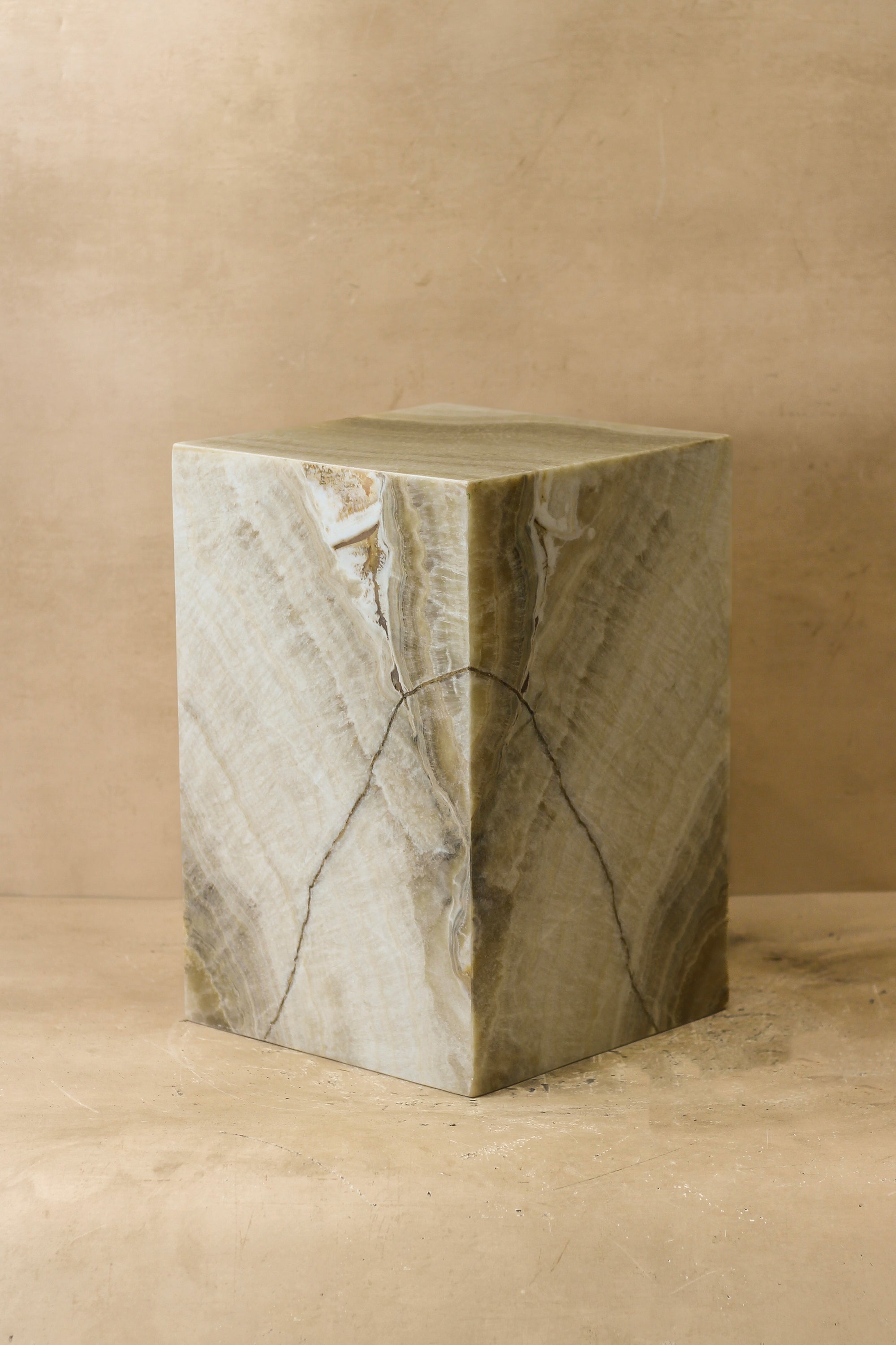 Onyx Side Table Pedestal - Hollow - No 10