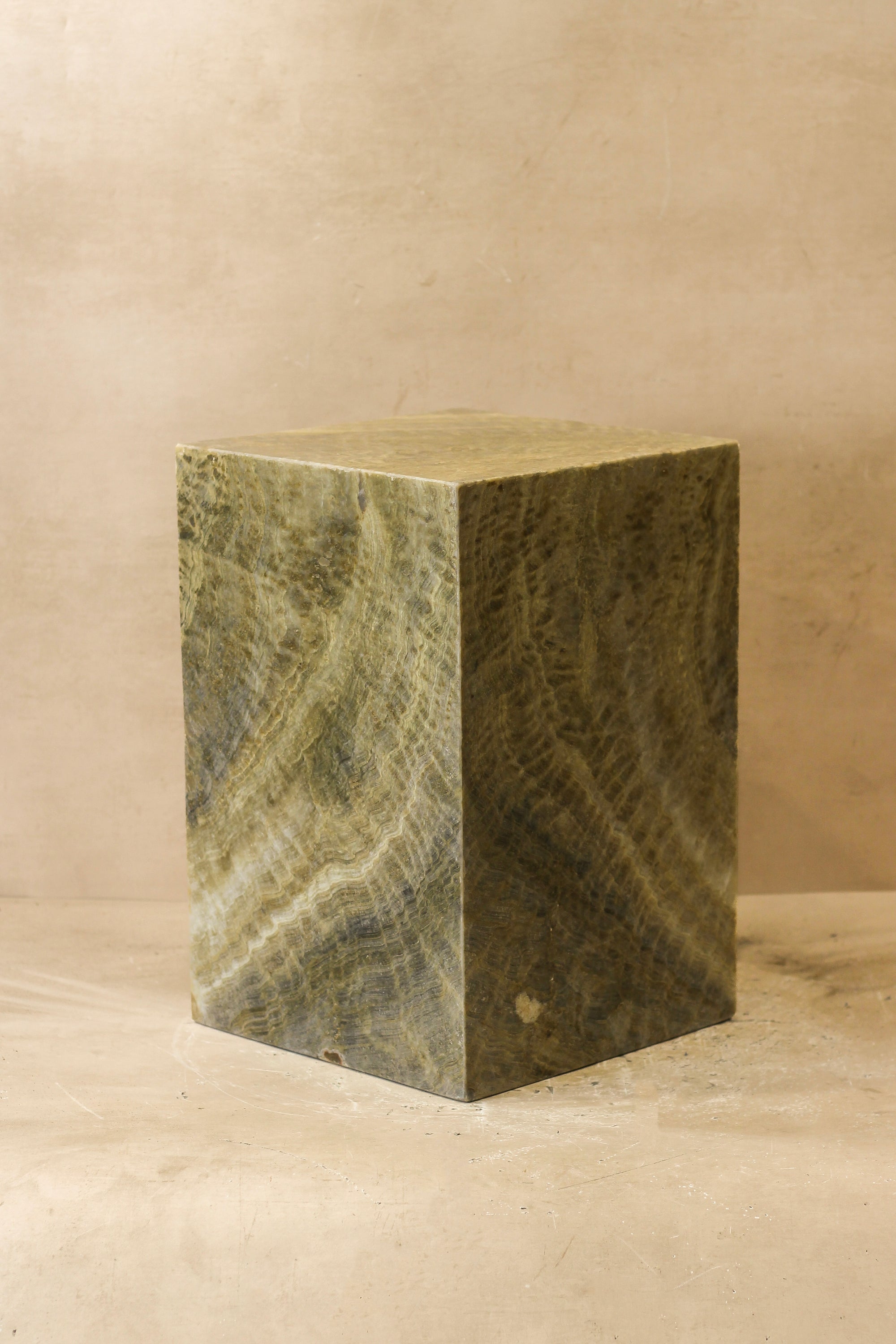 Onyx Side Table Pedestal - Hollow - No 12