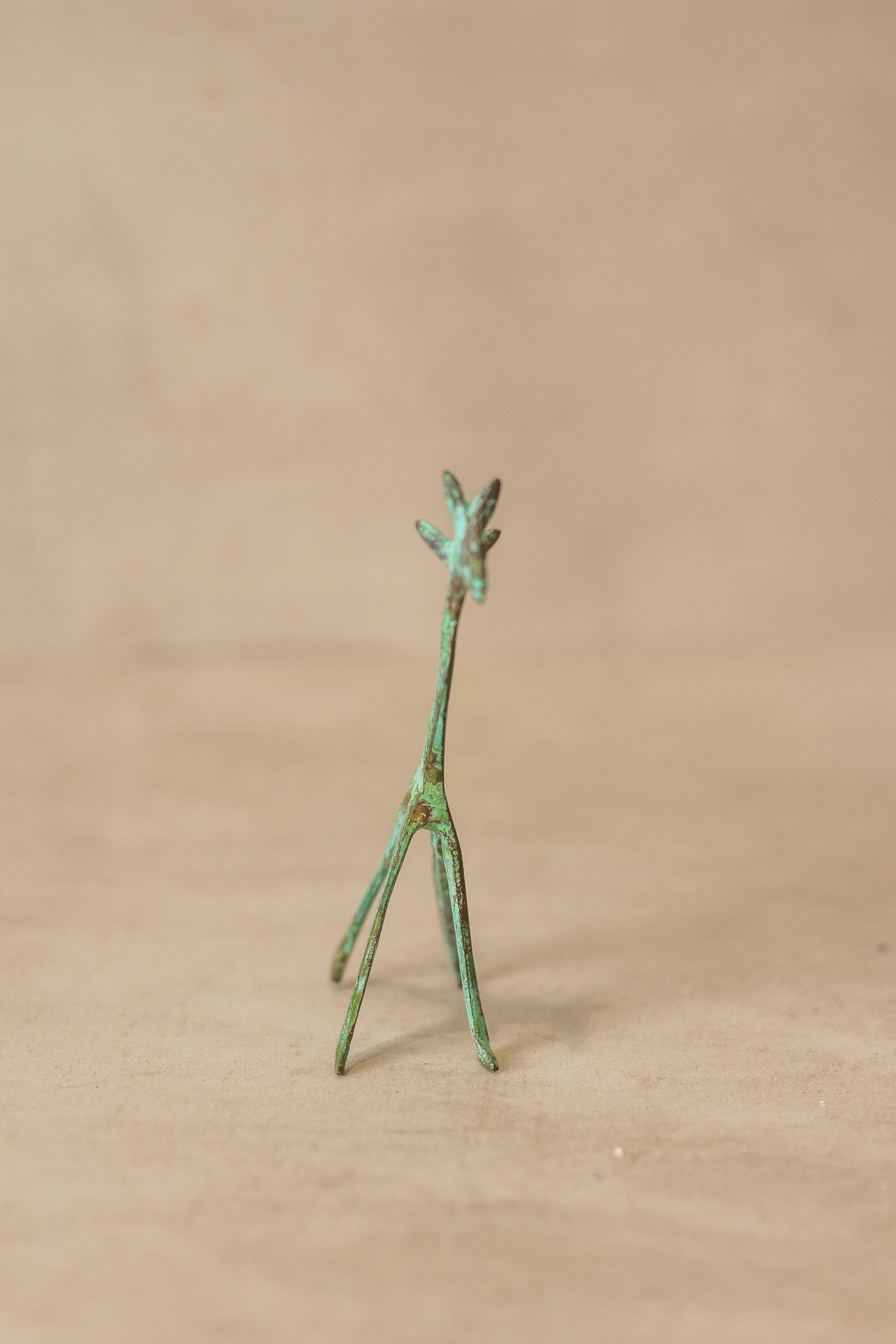 Tuareg Miniature Bronze Giraffe - 118