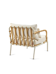 Rene Barba Lounge Chair White & White