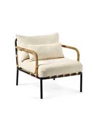 Rene Barba Lounge Chair Black &amp; White