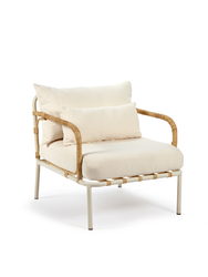 Rene Barba Lounge Chair White &amp; White