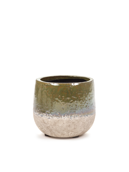 Green Sand Rustic Pot M