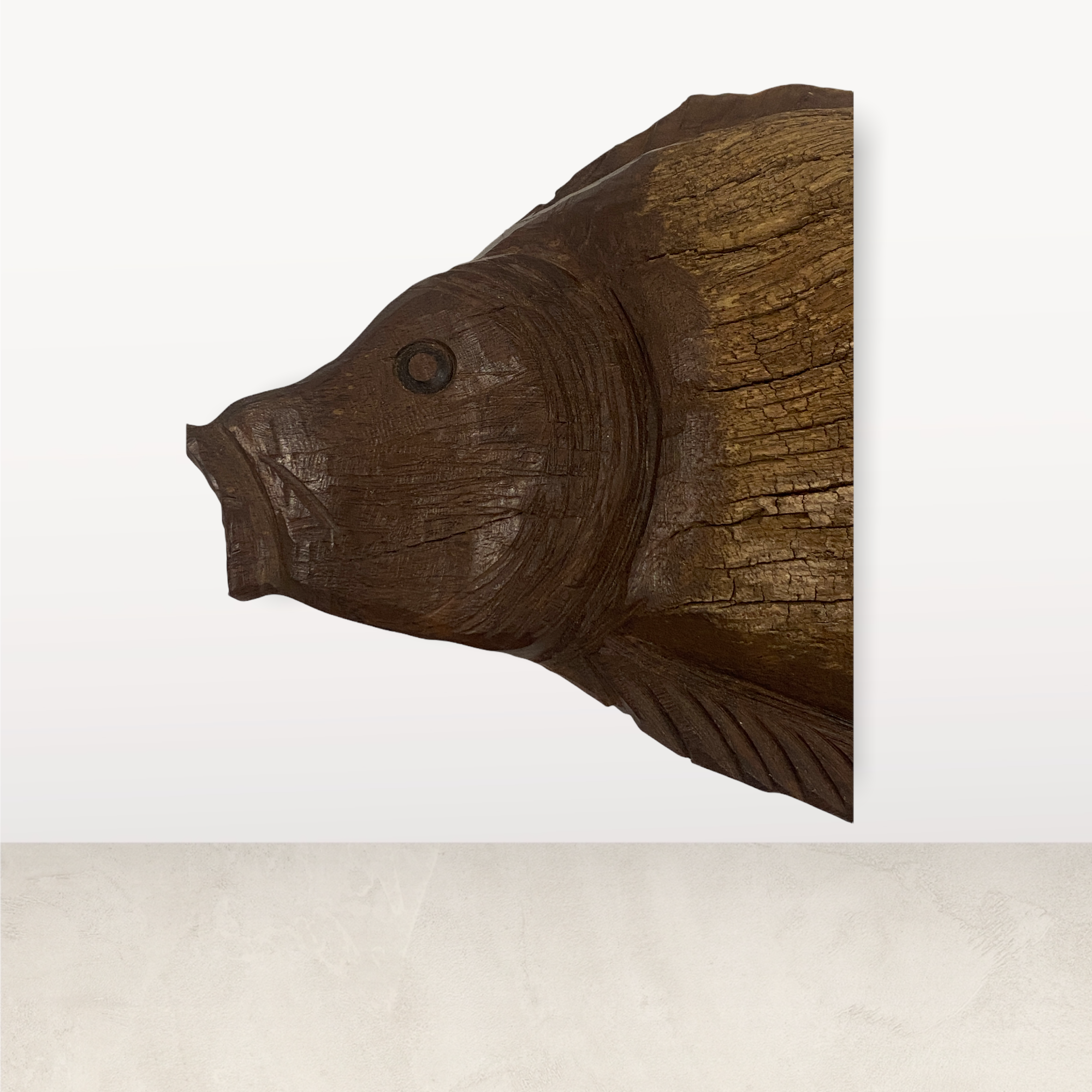 Driftwood Hand Carved Fish - (M1.2)